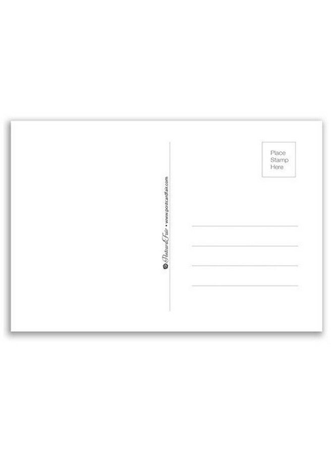 Postcard Fair Iowa State Map Postcard Set Of 20 Identical Postcards. Post Cards With Ia Map And State Symbols. Made In Usa. - Image 3