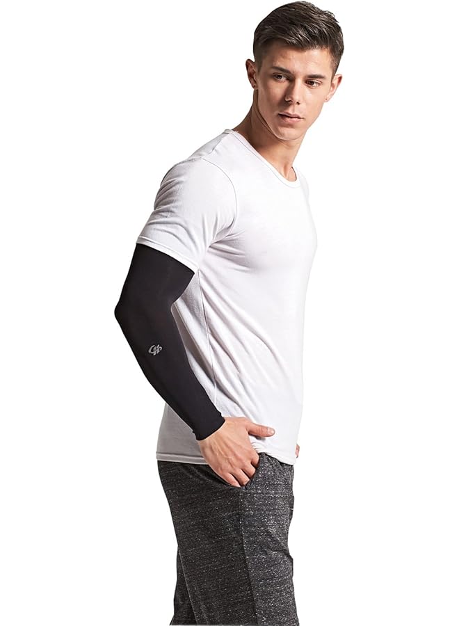 HOPESHINE Cooling Compression Arm Sleeves UPF50+ UV Protection for Men Women Cycling Driving Outdoor Tattoo Cover Up 3 Pairs - Image 2