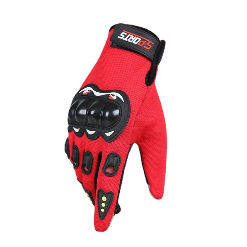 Touchscreen Motorcycle Glove Full Finger Breathable Cycle Glove Anti-slip Protective Glove for Men - Image 2