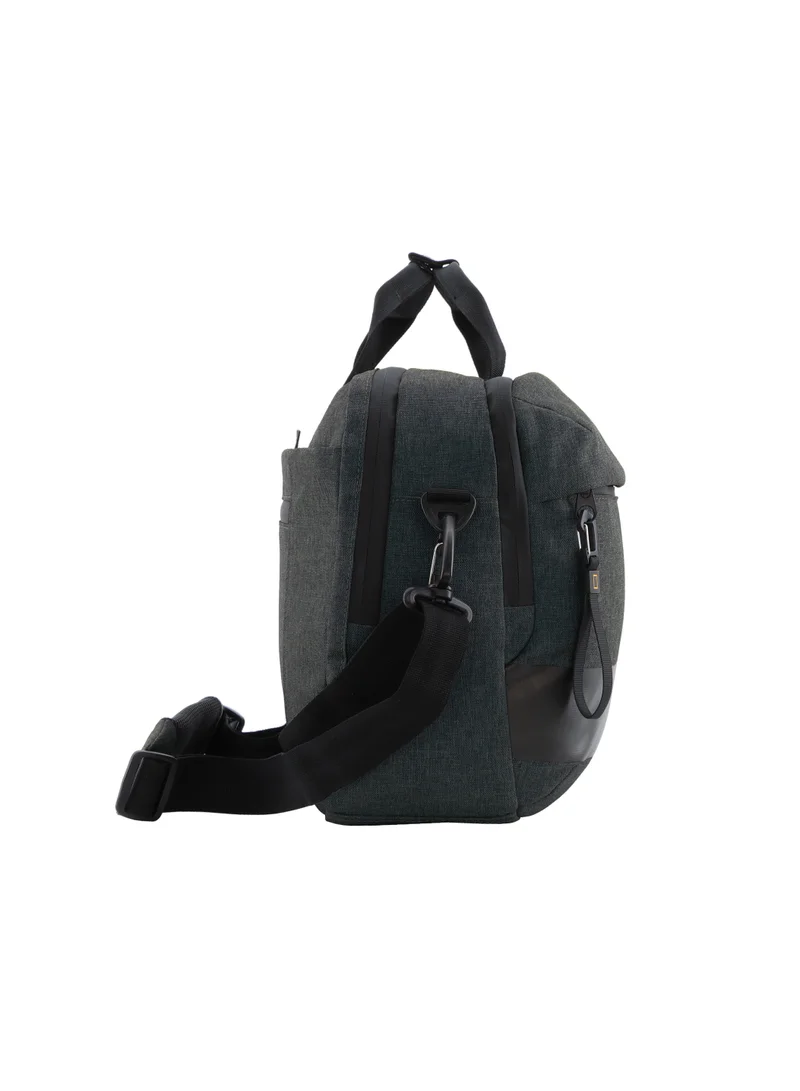 NATIONAL GEOGRAPHIC National Geographic Shadow RPET Computer Bag Anthracite, Durable Water Resistant Laptop/Tablet Padded Compartment RFID Pocket, Adjustable/Removable Strap Suitable For Business Office Travel School