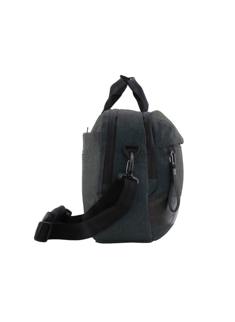 NATIONAL GEOGRAPHIC National Geographic Shadow RPET Computer Bag Anthracite, Durable Water Resistant Laptop/Tablet Padded Compartment RFID Pocket, Adjustable/Removable Strap Suitable For Business Office Travel School  - Image 5