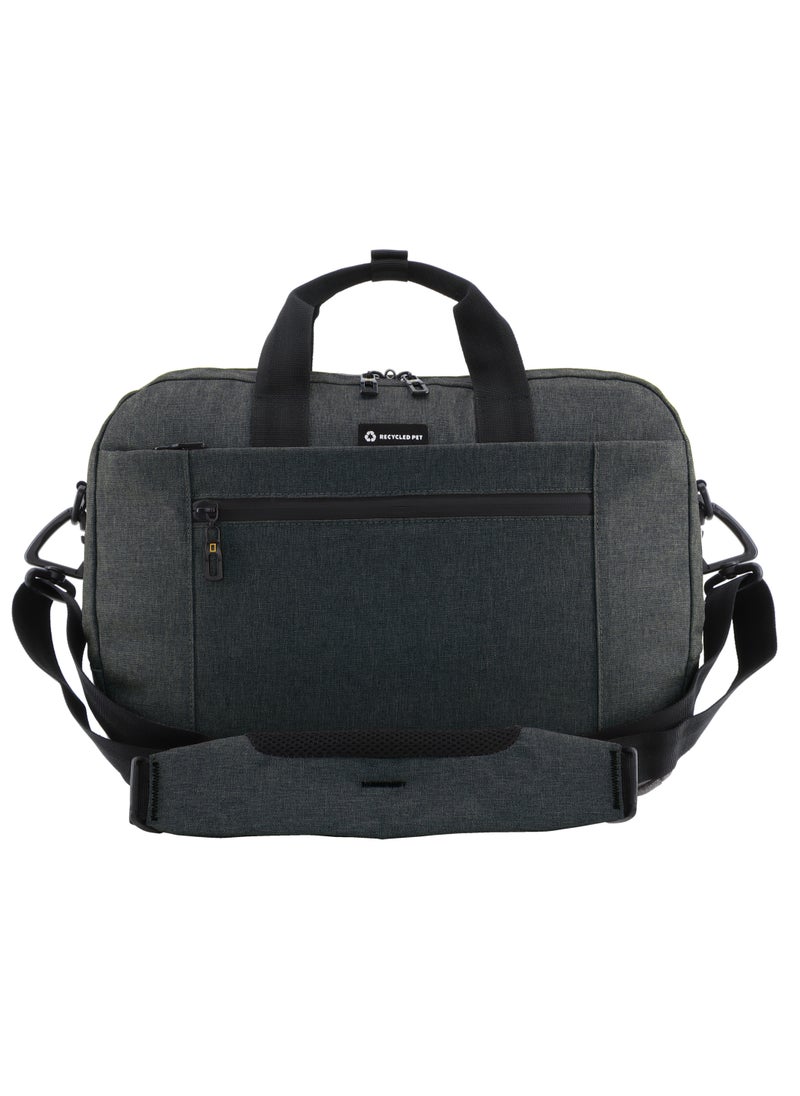 NATIONAL GEOGRAPHIC National Geographic Shadow RPET Computer Bag Anthracite, Durable Water Resistant Laptop/Tablet Padded Compartment RFID Pocket, Adjustable/Removable Strap Suitable For Business Office Travel School  - Image 4