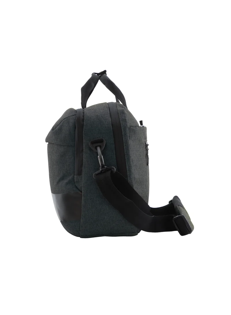 NATIONAL GEOGRAPHIC National Geographic Shadow RPET Computer Bag Anthracite, Durable Water Resistant Laptop/Tablet Padded Compartment RFID Pocket, Adjustable/Removable Strap Suitable For Business Office Travel School
