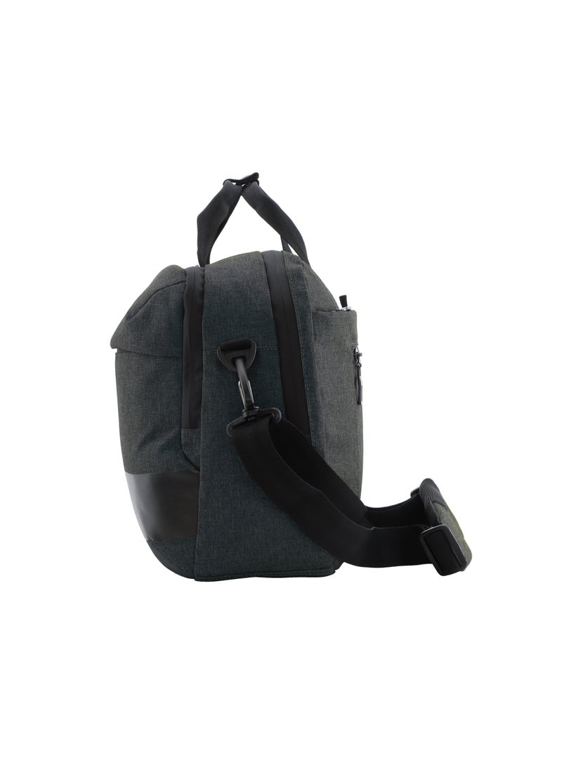NATIONAL GEOGRAPHIC National Geographic Shadow RPET Computer Bag Anthracite, Durable Water Resistant Laptop/Tablet Padded Compartment RFID Pocket, Adjustable/Removable Strap Suitable For Business Office Travel School  - Image 3