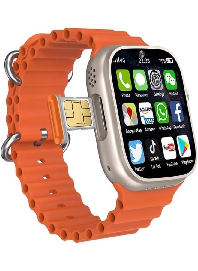 TU94 5G Android Smart Watch – SIM Slot, Multi-Application Support, and Dual Straps for Both Men and Women - Image 1