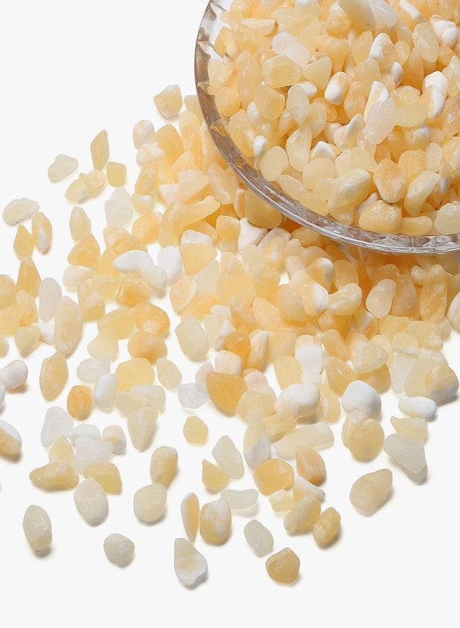 LAIDANLA Yellow Jade 1lb Crystal Polished Tumbled Stones Irregular Shaped Crystal Chips Bulk Natural Gemstone Aquarium Gravel Rocks Vase Filler Fish Tank Gravel Home Decoration - Image 3