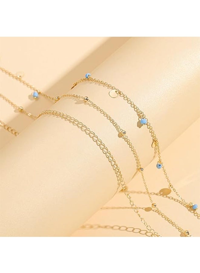 HY Gold Plated Waist Chains for Women - Gold Layered Belly Body Chain for The Waist Adjustable Multilayer Bikini Waist Chain for Women Dainty Beach Waist Jewelry for Women - Image 2