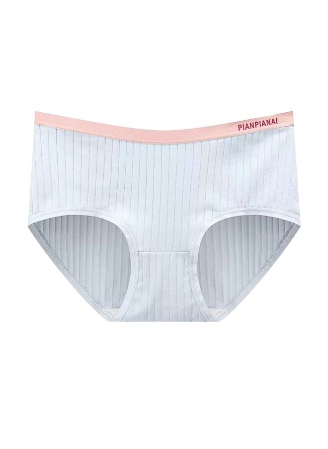 Zeemey - Zeemey 6-Piece Cotton Bikini Breathable Panties Low Waist Fashionable Ladies Charming Thick Bottom - Image 1