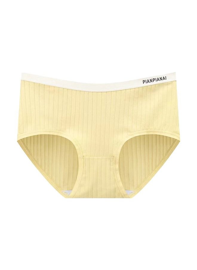 Zeemey - Zeemey 6-Piece Cotton Bikini Breathable Panties Low Waist Fashionable Ladies Charming Thick Bottom - Image 1