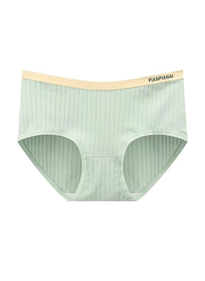 Zeemey - Zeemey 6-Piece Cotton Bikini Breathable Panties Low Waist Fashionable Ladies Charming Thick Bottom - Image 1