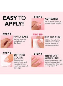 KIARA SKY Kiara Sky Professional Nails Dip Liquid Essentials Step 2 Base for Dip Powder Manicure  - Image 4