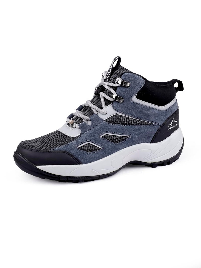 Bacca Bucci Stompster Men’s Adventure Boots Steel Grey UK 9 - Image 1