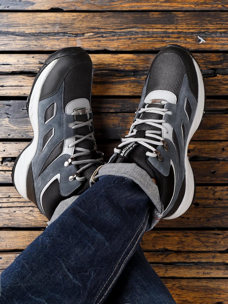 Bacca Bucci Stompster Men’s Adventure Boots Steel Grey UK 9 - Image 3