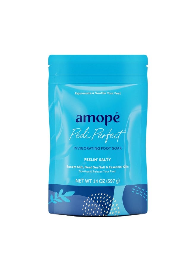 Amope Amopé Pampering Kit Contains Charcoal Foot Scrub Tea Tree Foot Scrub Epsom Salt Foot Scrub Invigorating Foot Soak Tired Leg & Foot Rejuvenator Foot & Leg Scrubber And Luxury Storage Bag  - Image 4