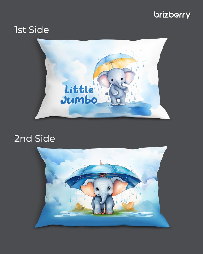 Brizberry ® Kids Pillow Cushion with Super Soft Fabric | Animal & Cartoon Prints | 12x18 inches (Design 1) - Image 2