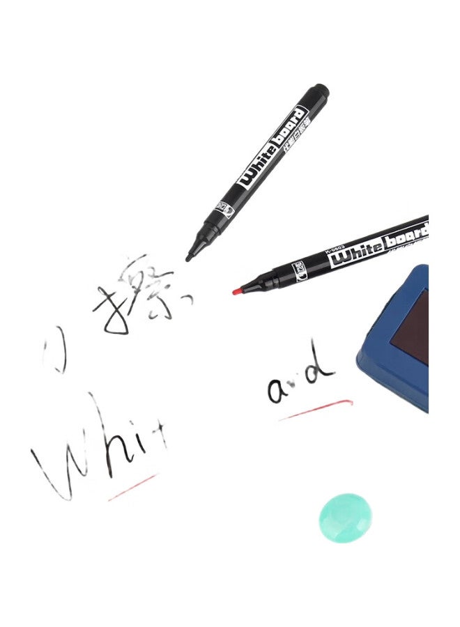 GENVANA Jinwanian Whiteboard Markers, Black, Mini Size, Thin Barrel, Single Tip, Erasable, Easy To Erase, For Children, Boys And Girls, 20-Pack, K-0603 - Image 3