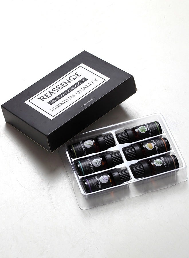 Pack Of 6 Aromatherapy Essential Oils Humidifier Essential Oil Multi Scented Multicolor Gift Set  - Image 2