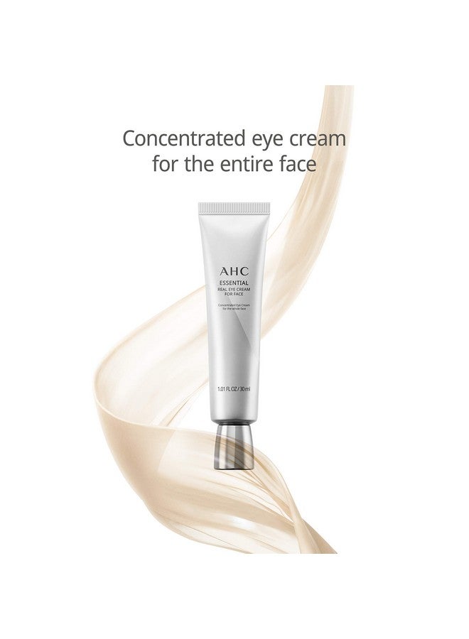 AHC Aesthetic Hydration Cosmetics Facial Moisturizer Essential Eye Cream for Face AntiAging Hydrating Korean Skincare OZ, 0.33 Ounce - Image 3