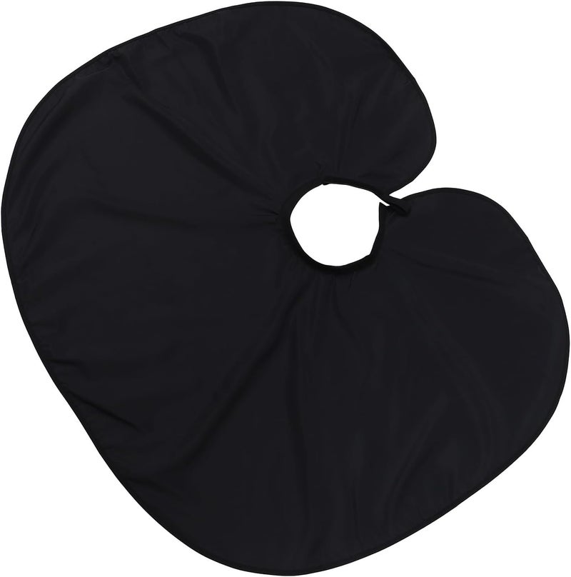 Hemobllo Professional Hair Cutting Shawl and Hair Coloring Cape Black Salon Cape for Barbers and Salon Use - Image 1