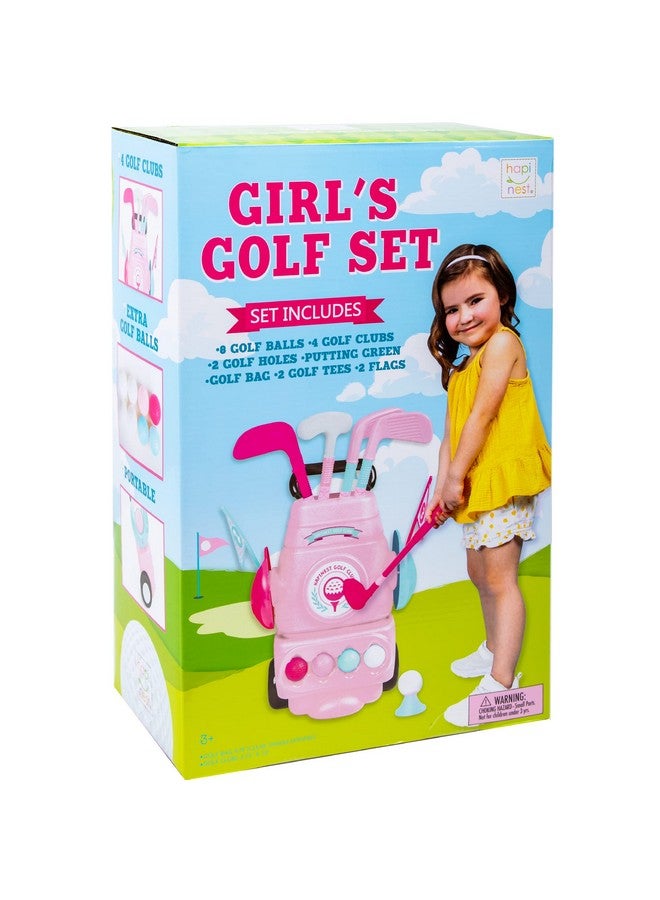 هابينيست مجموعة جولف هابينست للبنات الصغار، لون وردي - Image 3