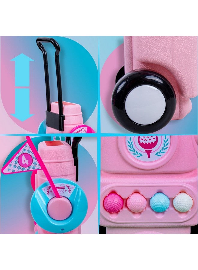 هابينيست مجموعة جولف هابينست للبنات الصغار، لون وردي - Image 4