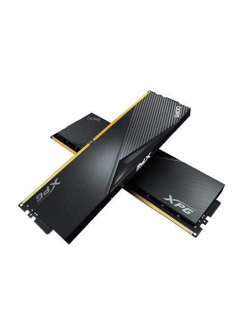 اكس بيه جي جهاز كمبيوتر مكتبي DDR5 5200MHz 16GB (2x8GB) CL38 UDIMM 288 دبوس SDRAM DDR5 ثنائي القناة من لانسر (AX5U5200C388G-DCLABK)