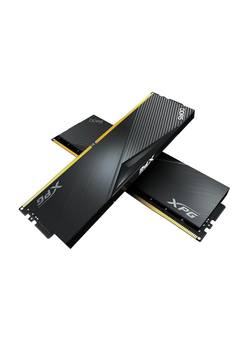 ADATA - XPG Lancer DDR5 5200MHz 16GB (2x8GB) CL38 UDIMM 288-Pins Desktop SDRAM DDR5 Dual Channel RAM Kit Black Heatsink (AX5U5200C388G-DCLABK) - Image 1