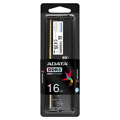 ADATA Premier 16GB 4800MHz U-DIMM DDR5 Desktop Memory, Single RAM Module, Supports Intel & AMD Latest CPU, Intel XMP & AMD Expo, Built in PMIC, On Die ECC, Low Voltage, More Bandwidth - AD5U480016G-S - Image 3