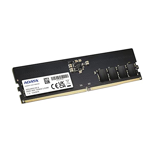 ADATA Premier 16GB 4800MHz U-DIMM DDR5 Desktop Memory, Single RAM Module, Supports Intel & AMD Latest CPU, Intel XMP & AMD Expo, Built in PMIC, On Die ECC, Low Voltage, More Bandwidth - AD5U480016G-S - Image 2