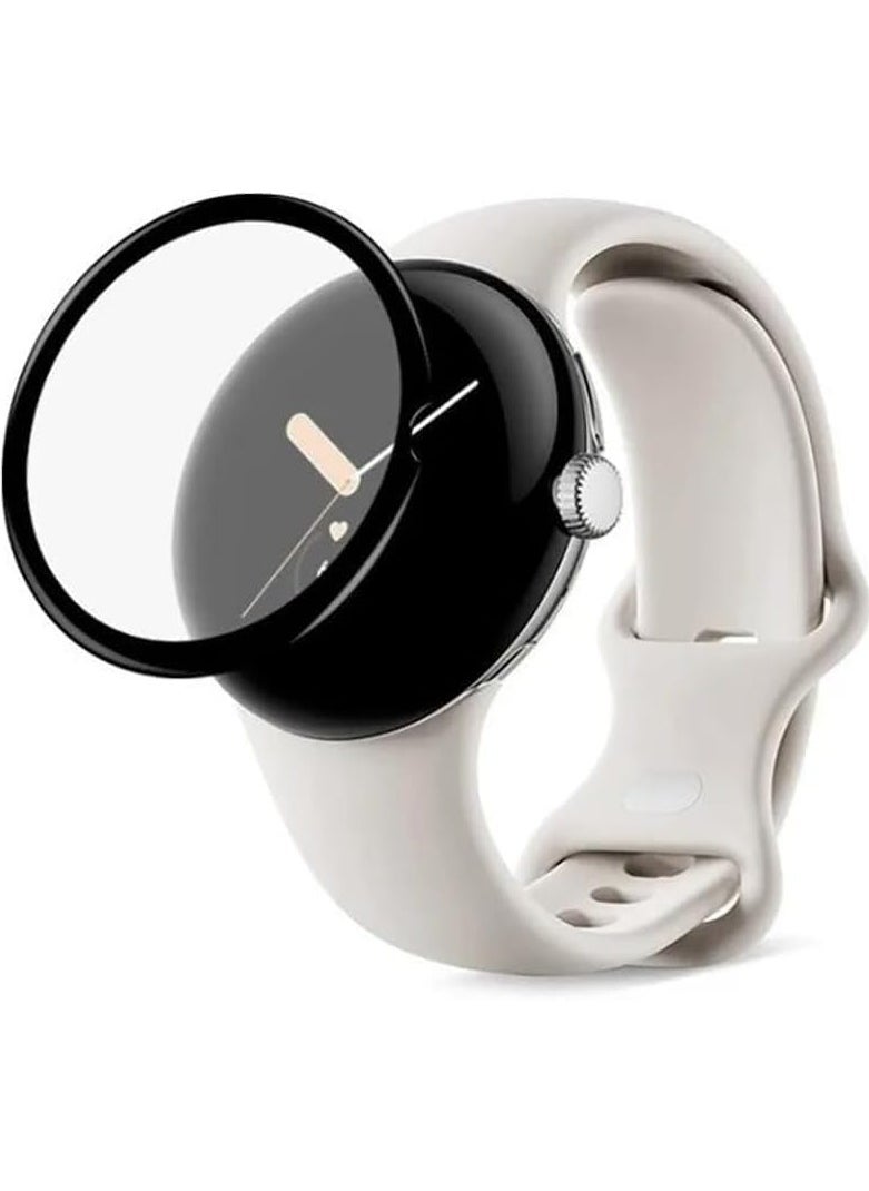 Generic - ELMO3EZZ Screen Protector Compatible with Google Pixel Watch 1/2, Soft 3D Curved Edge Protective Film [Anti-Scratch] [Bubble Free] [Highly Shatter Resistant] [Highly Sensitive] (Not Glass) - Image 1