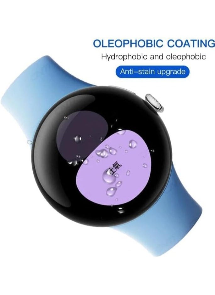 Generic - ELMO3EZZ Screen Protector Compatible with Google Pixel Watch 1/2, Soft 3D Curved Edge Protective Film [Anti-Scratch] [Bubble Free] [Highly Shatter Resistant] [Highly Sensitive] (Not Glass) - Image 1