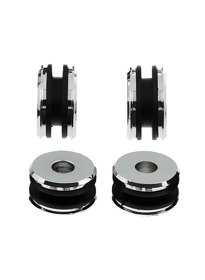 TCMI Chrome Harley Detachable Docking Hardware Kit Saddlebag Docking Bushings Fits for Harley 2003-2017 Flstc Models Equipped with Quick-Detach Saddlebag Kit P/N 90200641a And Detachable Accessories (6) - Image 3