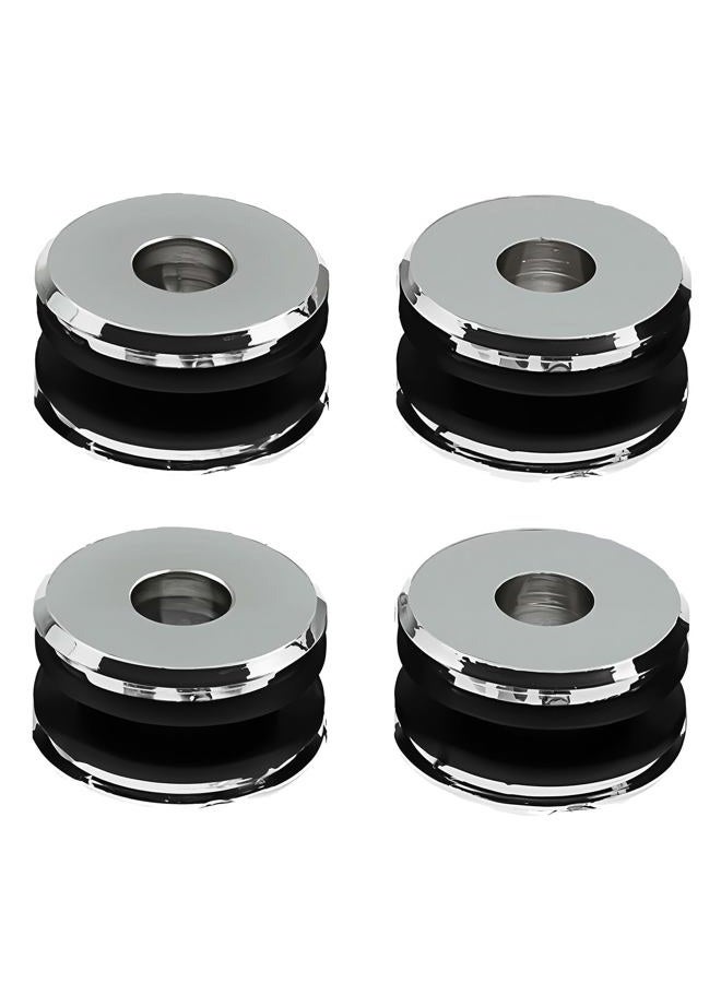 TCMI Chrome Harley Detachable Docking Hardware Kit Saddlebag Docking Bushings Fits for Harley 2003-2017 Flstc Models Equipped with Quick-Detach Saddlebag Kit P/N 90200641a And Detachable Accessories (6) - Image 2