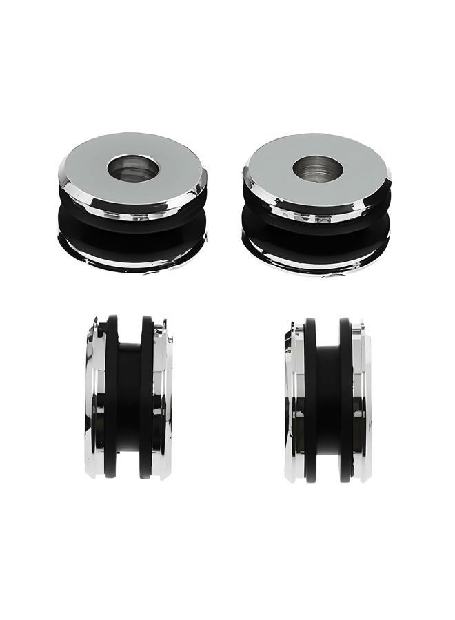 TCMI Chrome Harley Detachable Docking Hardware Kit Saddlebag Docking Bushings Fits for Harley 2003-2017 Flstc Models Equipped with Quick-Detach Saddlebag Kit P/N 90200641a And Detachable Accessories (6) - Image 4