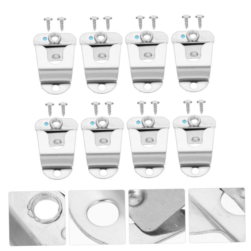 8 Pcs Black Car Microphone Hook Clips Mount Holders for Easy Installation Vehicle Communication - Image 4