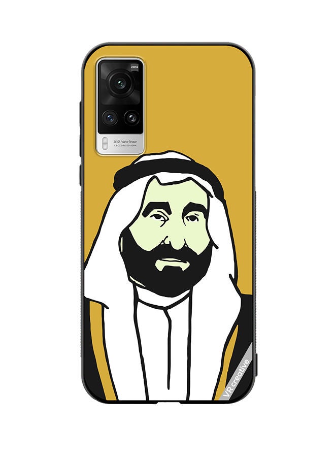 VR CREATIVE Protective Case Cover For Vivo X60 Pro Sheikh Saqr Bin Mohammed Al Qasimi Design Multicolour - Image 1