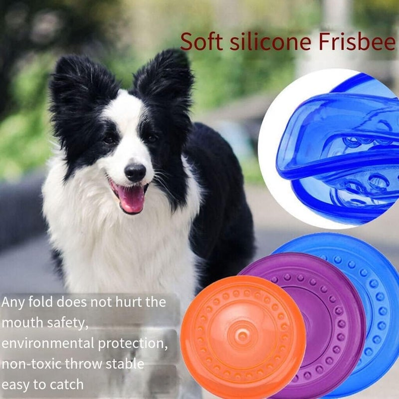 Pups&Pets Dog Toy Frisbee Flying tug Large Size (Color May Vary) - Image 4