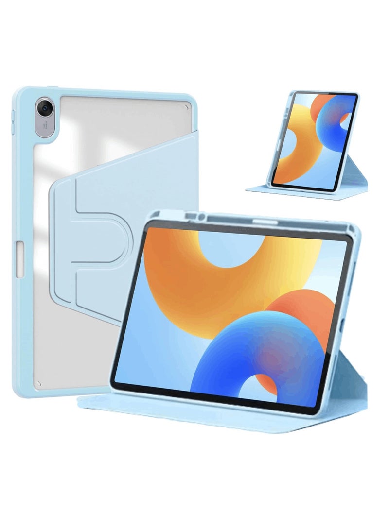 Aookay Hybrid Case Compatible with Huawei Matepad 11.5 Inch (2025/2023) Cover, Multi-Angle Stand Flip Hard PC Case with Pen Holder Protective Stand Cover (Sky Blue)  - Image 1