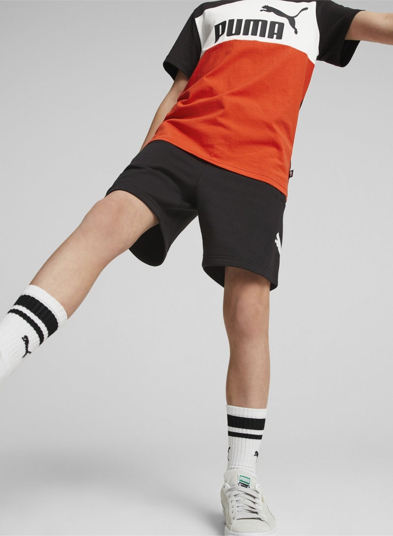 PUMA Power Boys Black Shorts - Image 1