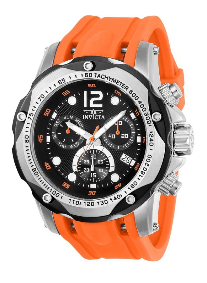 Invicta Men's 20072 Speedway Analog Display Swiss Quartz Orange Watch, Stainless Steel, Quartz Movement - Image 1