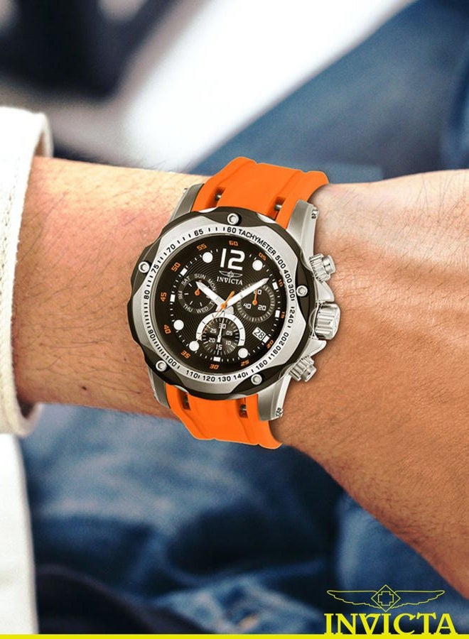 Invicta Men's 20072 Speedway Analog Display Swiss Quartz Orange Watch, Stainless Steel, Quartz Movement - Image 2