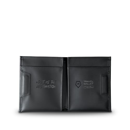WANDRD Travel Wallet - Leather Wallets for Men - Passport and Credit Card Holder (Black) - Image 2