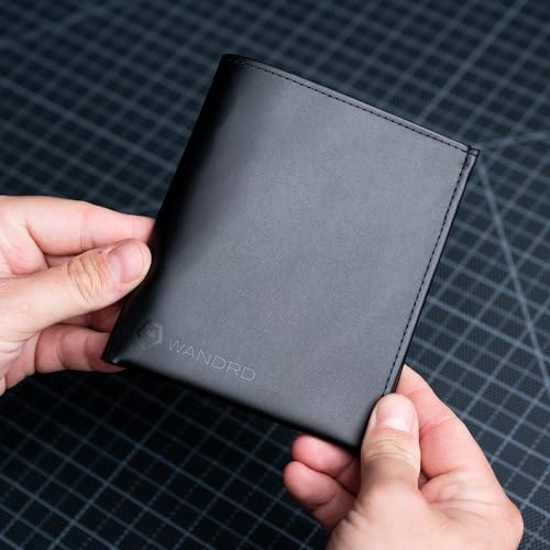 WANDRD Travel Wallet - Leather Wallets for Men - Passport and Credit Card Holder (Black) - Image 4