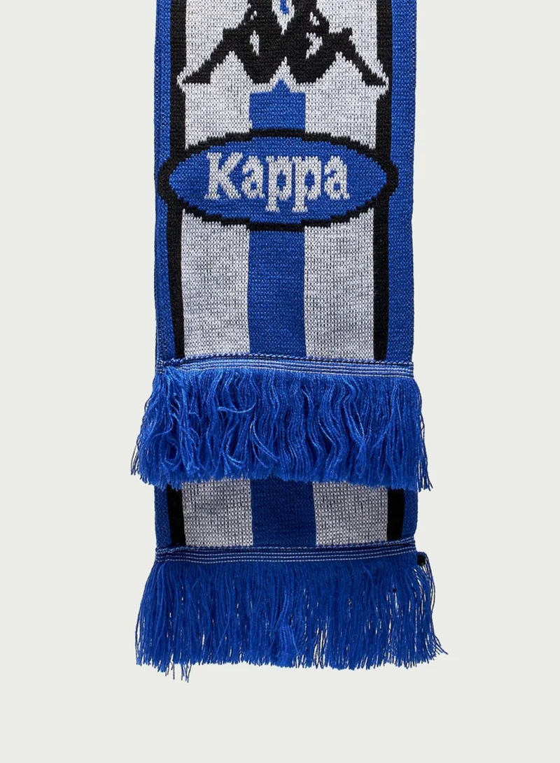 Kappa Logo Striped Scarf