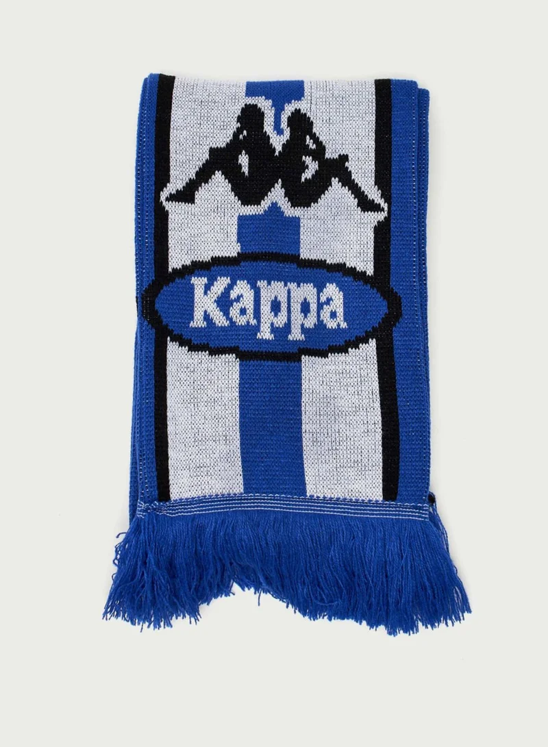 Kappa Logo Striped Scarf
