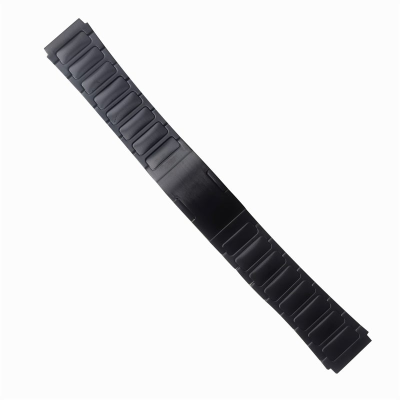 S-TOP For Garmin Venu 2 22mm I-Shaped Titanium Alloy Watch Band(Black) - Image 2
