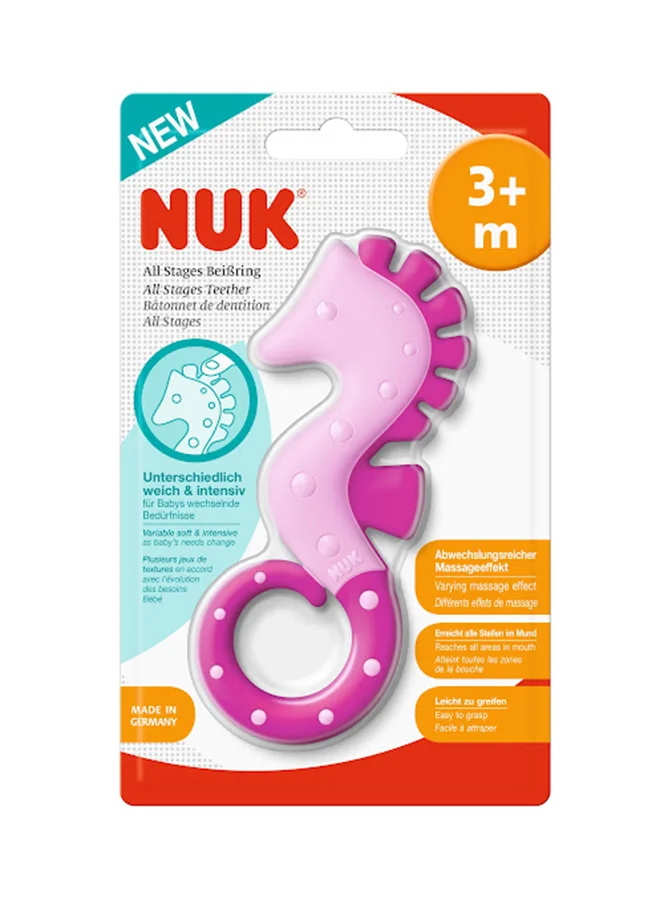 NUK All Stages Seahorse Teether - Assorted