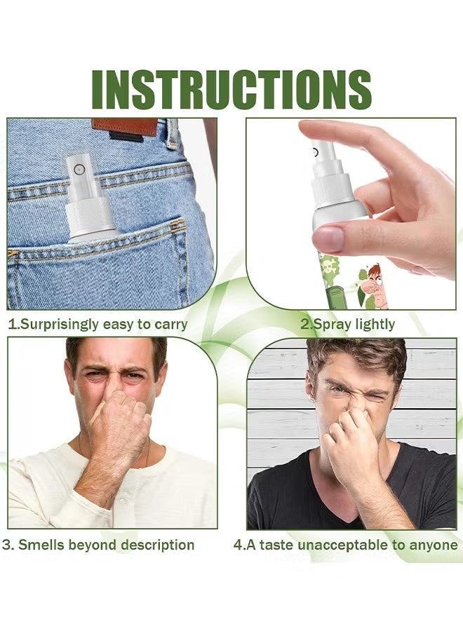 Jaysuing Tricky Long Lasting Smell Funny Spray Joke Toy Have Fun Gift For Boys And Girls 30ML White - Image 5