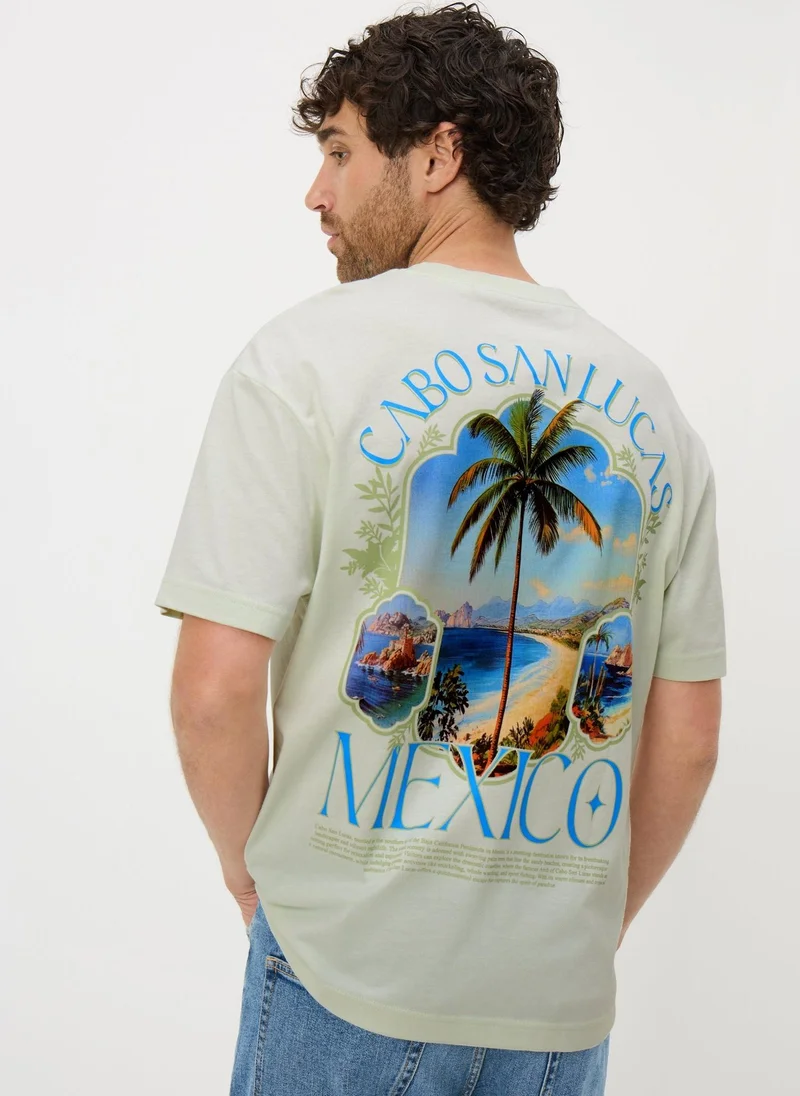 Matalan Ecru Mexico T-Shirt