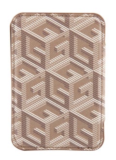 GUESS Magsafe Wallet Cardslot with Stand and Gcube Stripe Design / Secure Card Holder / High-Quality Phone Accessory - Brown  - Image 3